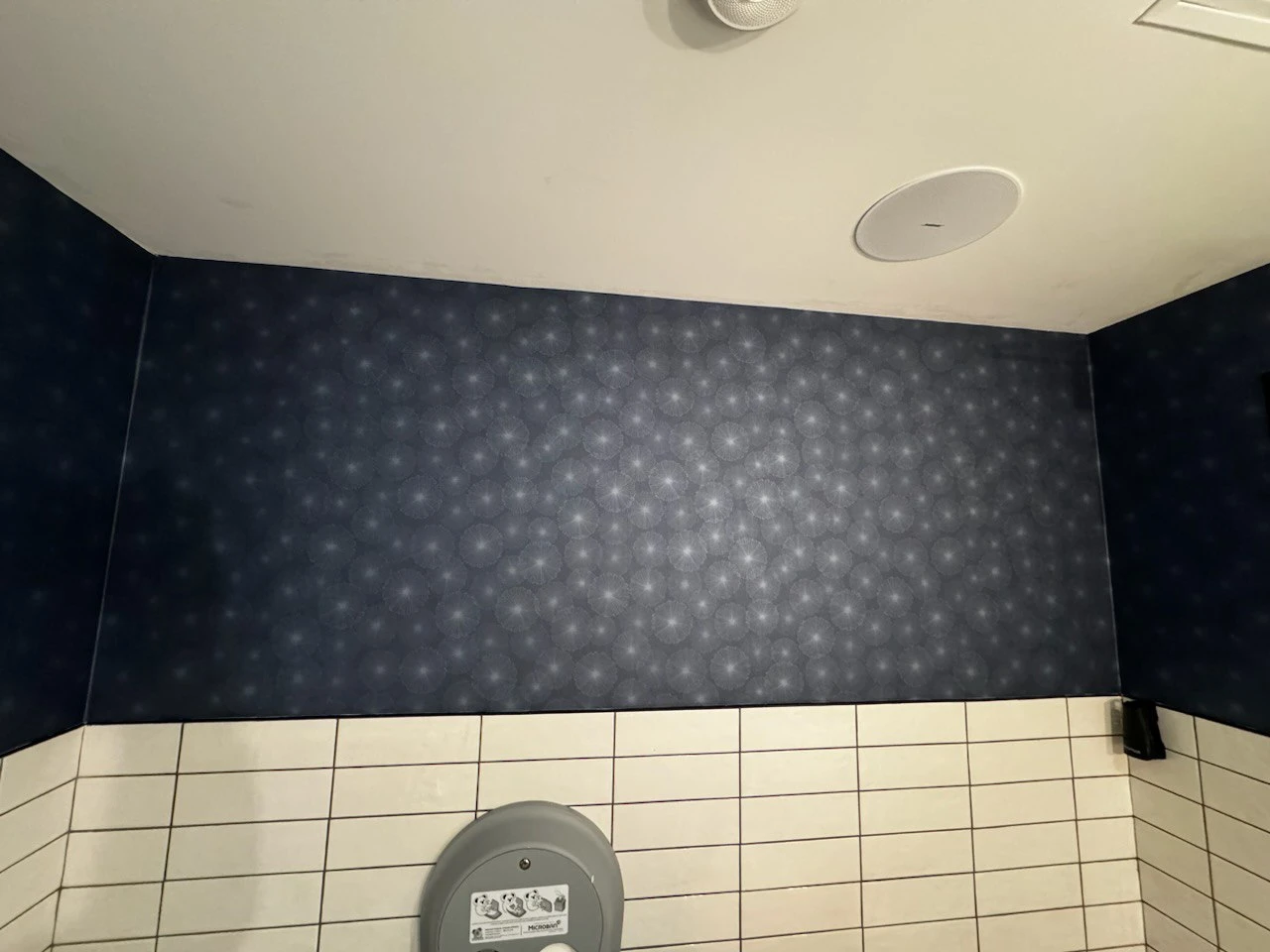 Residential wallpaper installation in a modern home interior in Washington
